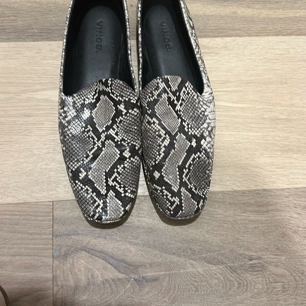 Vince Python Leather Flats - image 2